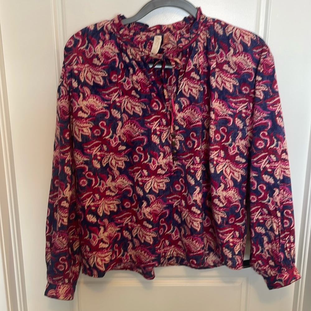 Pilcro Peasant Top